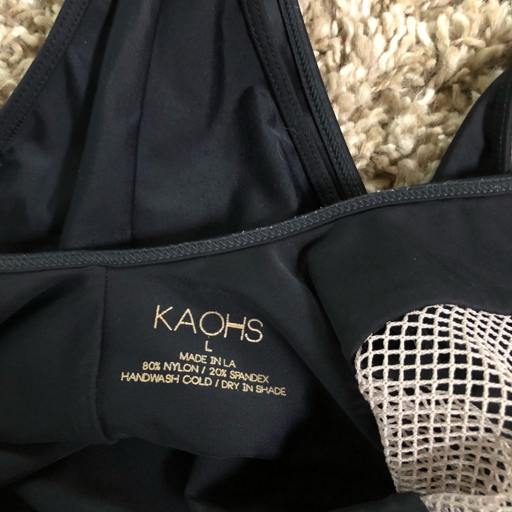 ⚡️Kaohs Black One Piece w net detail. - Picture 4 of 4